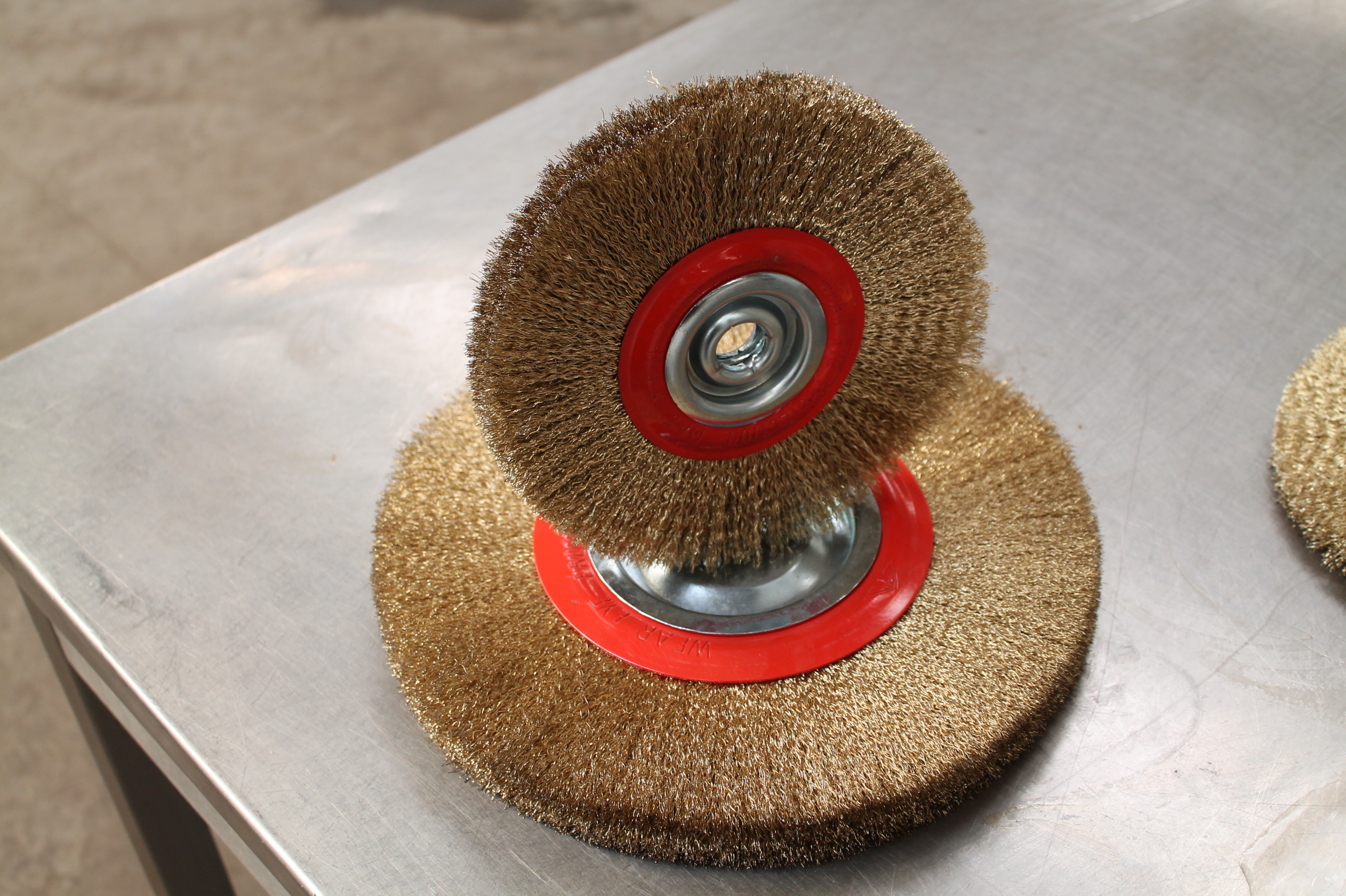 Saçaklı Dairesel Fırçalar (3 Sıralı-Double)